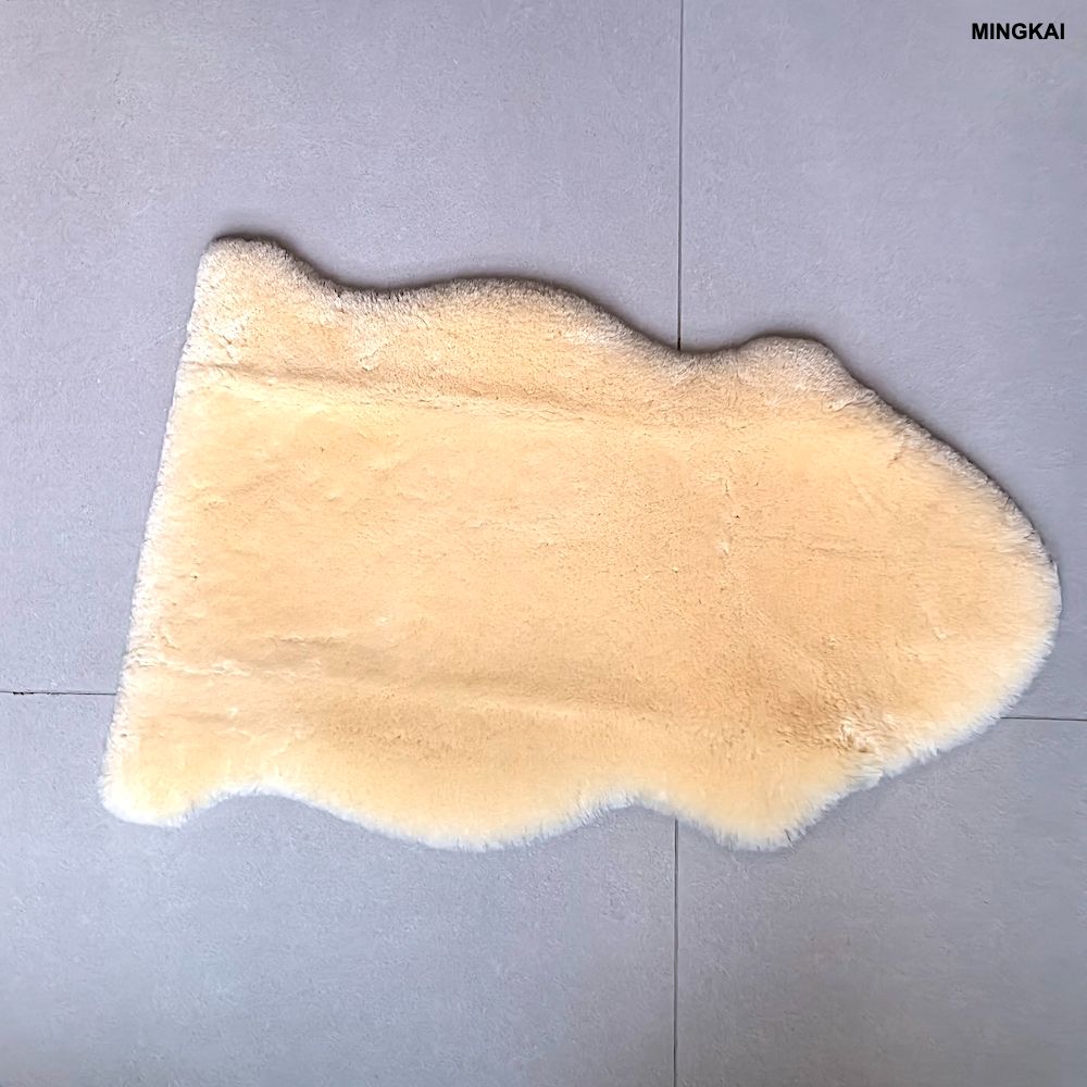 DUMI Medical Grade Sheepskin Pad for Bed Sores Relief & Pressure Relief | 100% Natural Therapeutic Wool Seat Cushion with Non-Slip Backing, 2ft x 3ft - Wheelchair, Hospital, Orthopedic Use