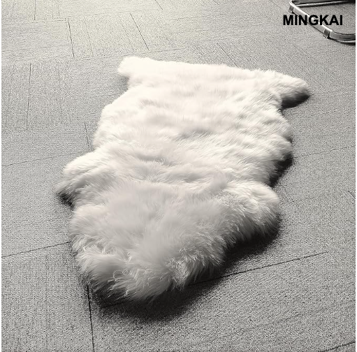 Dumi Genuine New Zealand Sheepskin Rug, Luxury Genuine Fur Rug; Housewarming Gift Plus - Natural Color 2'x3'