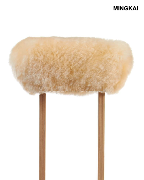 Natural Sheepskin Crutch Pads – Universal Underarm & Hand-Grip Covers for Medical Crutches, Soft Non-Slip Orthopedic Cushions for Comfort & Pressure Relief