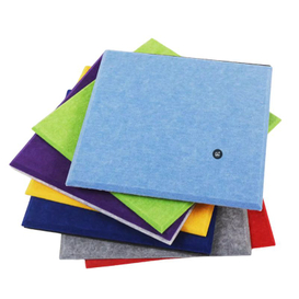 Square Eco-Friendly Polyester Acoustic Panels – Self-Adhesive Sound Insulation Tiles