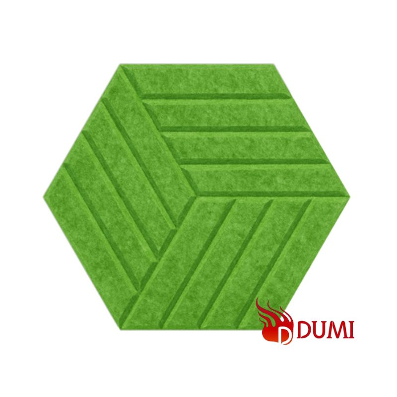 Hexagon Polyester Fiber Acoustic Panels with Self-Adhesive
