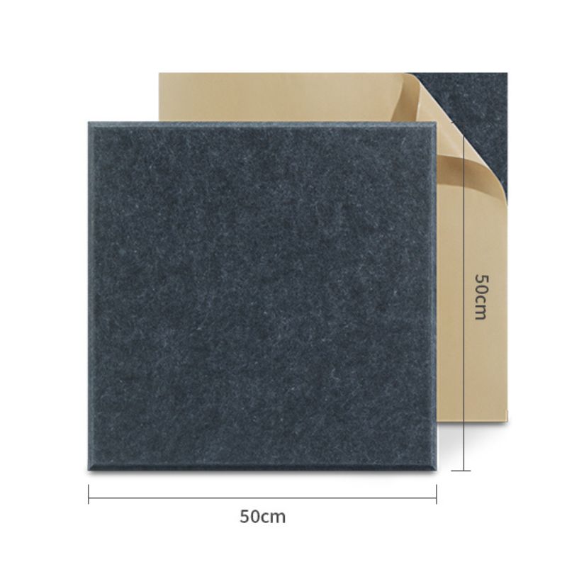 Square Eco-Friendly Polyester Acoustic Panels – Self-Adhesive Sound Insulation Tiles