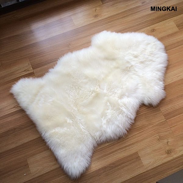 Dumi Genuine New Zealand Sheepskin Rug, Luxury Genuine Fur Rug; Housewarming Gift Plus - Natural Color 2'x3'