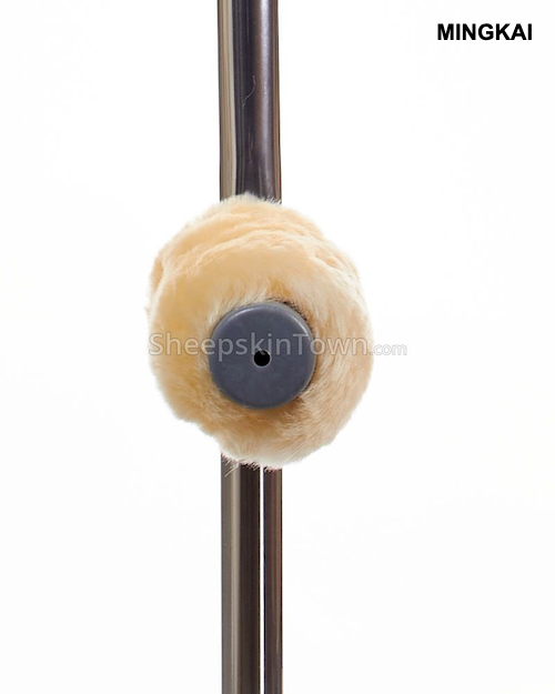 Natural Sheepskin Crutch Pads – Universal Underarm & Hand-Grip Covers for Medical Crutches, Soft Non-Slip Orthopedic Cushions for Comfort & Pressure Relief