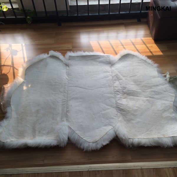 Premium Australian Merino Sheepskin Rug | Natural Lambskin Carpet | Ultra-Soft Medium Pile Wool Floor Mat for Living Room, Bedroom & Office | Handmade Real Fur 3piece