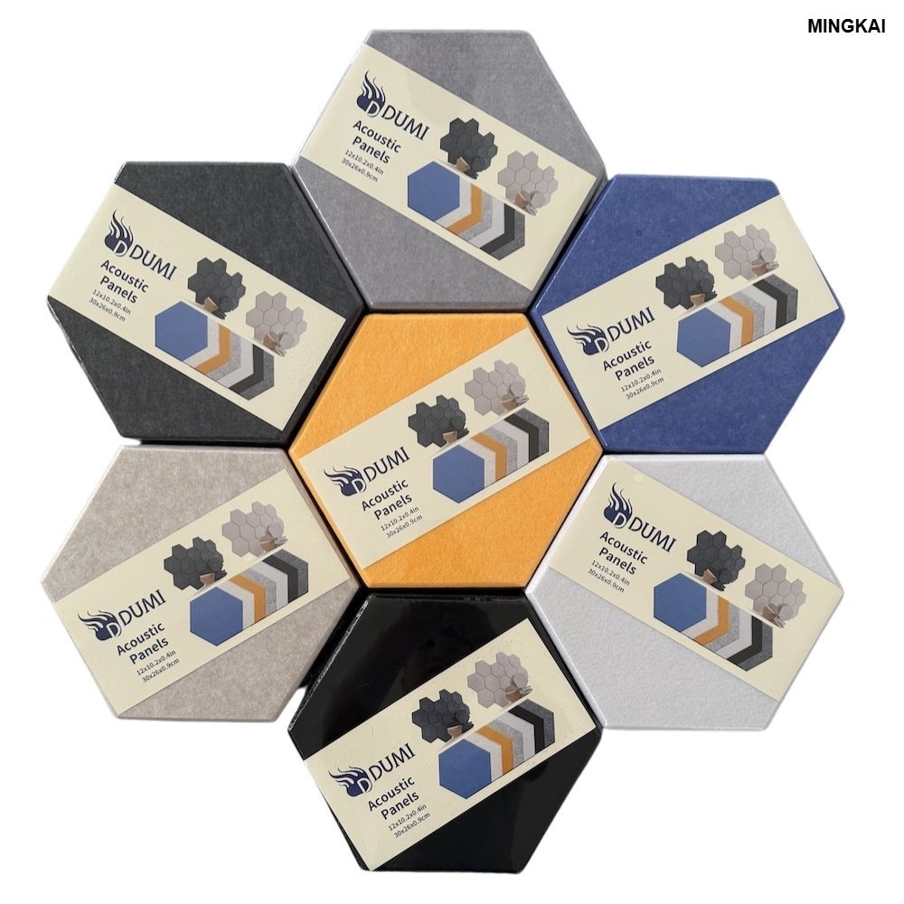 High-Density Hexagon Acoustic Panels – Decorative & Sound Absorbing Solution