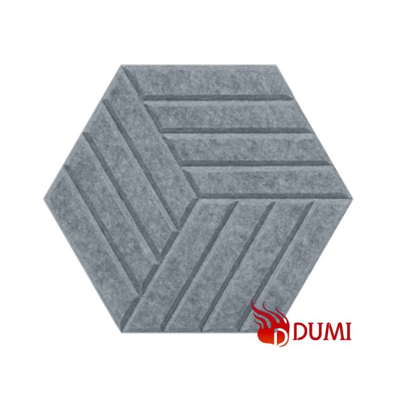 Hexagon Polyester Fiber Acoustic Panels with Self-Adhesive