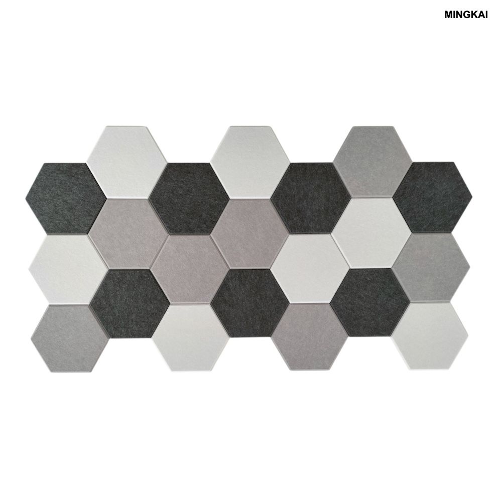 DUMI 12 Pack Acoustic Panels Self Adhesive Sound Proof Foam,High Density Sound Acoustic Foam Panel,12X10.23X0.4 Inch Hexagon Wall Panels in Home,Office,Reccording Room,Studio (12 PACK, Camel)