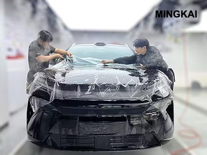 DUMI TPU PPF Car Paint Protection Film (5ft X 16.6ft) Self-Healing Clear Paint Guard, Premium Scratch-Resistant Automotive Vinyl Wrap, Anti-Yellowing Gloss Finish for Multi-Car Use