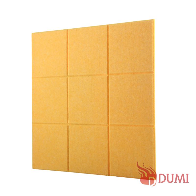9-Square Polyester Fiber Acoustic Wall Panels for Studio Soundproofing & Decoration