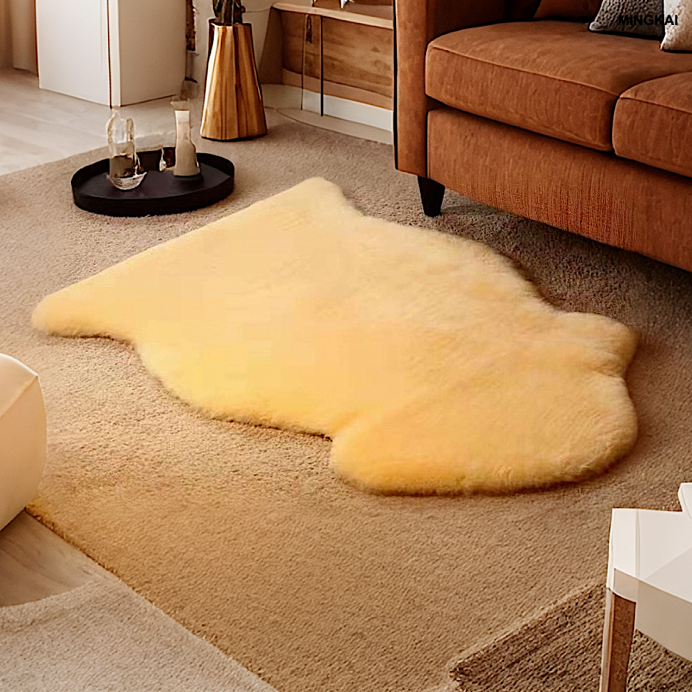 DUMI Medical Grade Sheepskin Pad for Bed Sores Relief & Pressure Relief | 100% Natural Therapeutic Wool Seat Cushion with Non-Slip Backing, 2ft x 3ft - Wheelchair, Hospital, Orthopedic Use