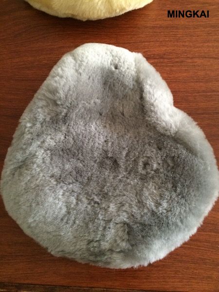 DUMI Genuine Sheepskin Bicycle Saddle Cushion – Breathable, Pressure-Relieving & Non-Slip for Comfortable Long Rides