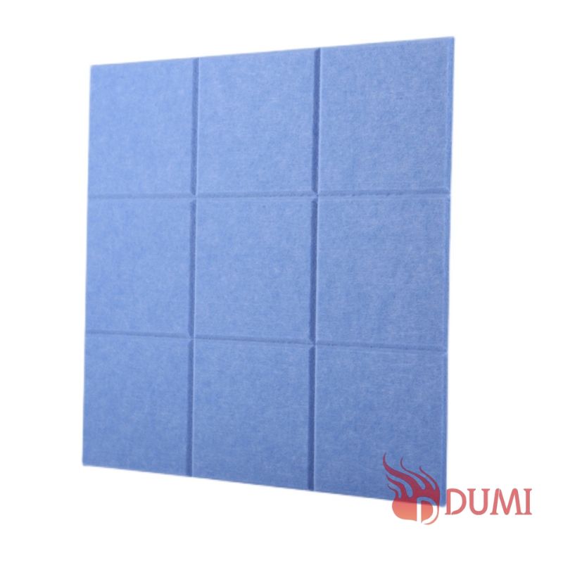 9-Square Polyester Fiber Acoustic Wall Panels for Studio Soundproofing & Decoration
