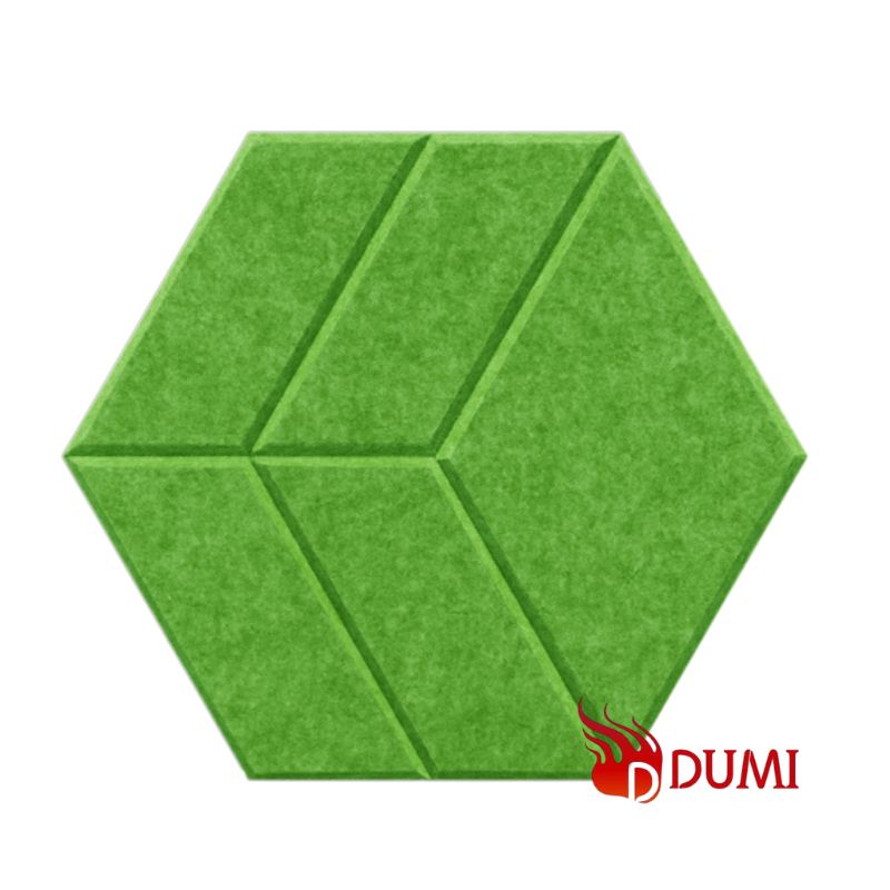 Hexagon Polyester Fiber Acoustic Panels with Self-Adhesive