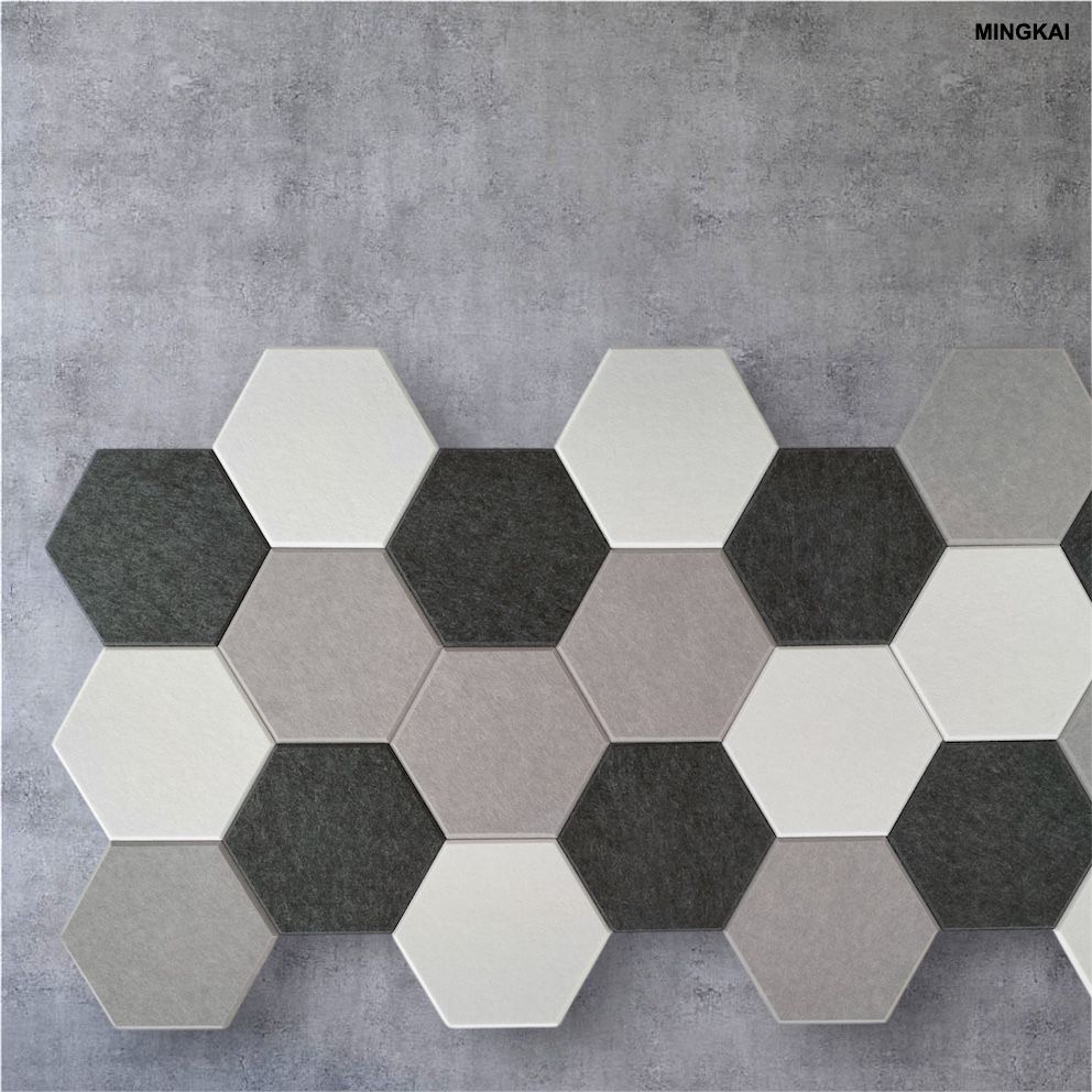 DUMI 12 Pack Acoustic Panels Self Adhesive Sound Proof Foam,High Density Sound Acoustic Foam Panel,12X10.23X0.4 Inch Hexagon Wall Panels in Home,Office,Reccording Room,Studio (12 PACK, Camel)
